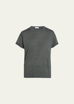 Cashmere Lurex Knit Top