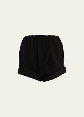 Cashmere Mini Shorts