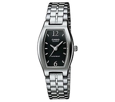 Casio Ladies' Classic Black Dial Watch