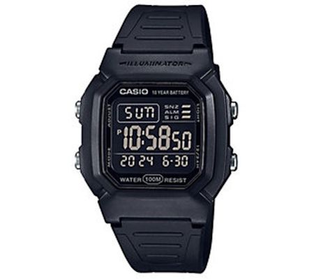 Casio Men's Black-Out Digital Basic Watch