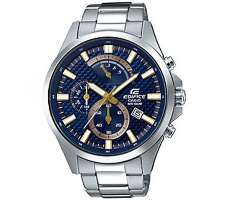 Casio Men's Edifice Stainless Steel Chronograph Watch