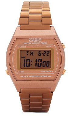 Casio Vintage B640 Series Watch in Rose Gold.