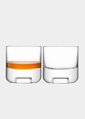 Cask Whiskey Tumblers, Set of 2