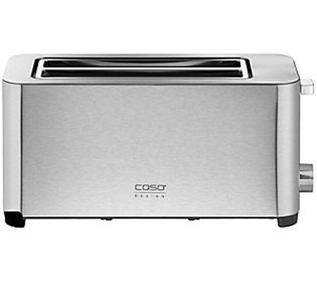 Caso Design Four Slice Wide Slot Stainless Stee l Toaster