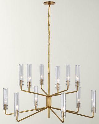 Casoria Large Two-Tier Chandelier By AERIN