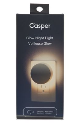 Casper 2-Pack Glow Night Light in None