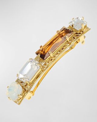 Caspio Crystal French Barrette