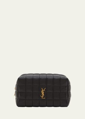 Cassandra Small YSL Quilted Cosmetic Pouch Bag