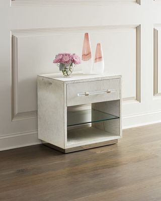 Cassian Hair on Hide Bedside Chest