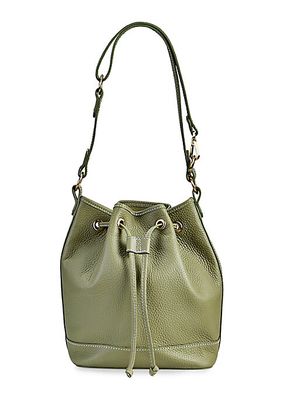 Cassie Leather Bucket Bag