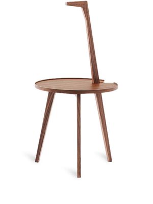 Cassina Cicognino round walnut table - Brown