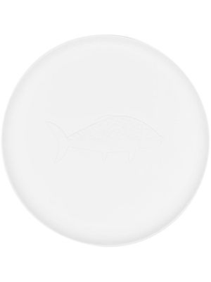 Cassina Poisson round porcelain tray - White