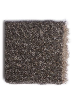 Cassina wool MultiPlaid throw - Brown