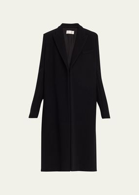 Cassio Wool-Cashmere Long Coat
