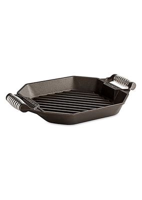 Cast Iron 12'' Double Handle Grill Pan