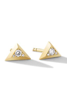 CAST The Apex Diamond Stud Earrings in 14K Yellow Gold