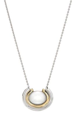 CAST The Edge Pendant Necklace in Sterling Silver 14K