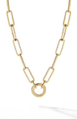 CAST The Hairpin Chain Link Necklace in 9K Yellow Gold