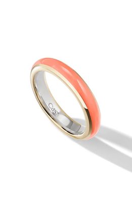 Cast The Halo Stacking Ring in Peach 