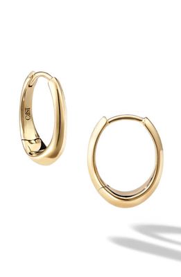 CAST The Mini Fluid Hoop Earrings in 14K Yellow Gold