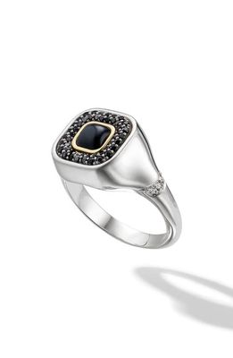 CAST The Signet Flip Ring - Eclipse in Sterling Silver W/14K Gold