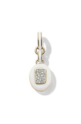 CAST The Stone Charm in Sterling Silver/Diamond