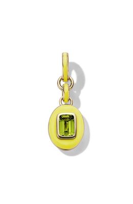 CAST The Stone Charm in Sterling Silver/Peridot
