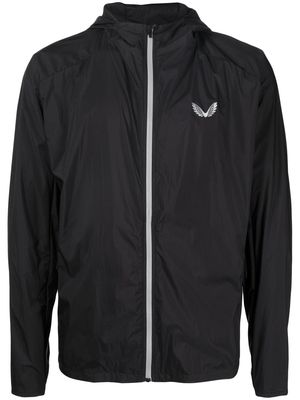 Castore logo-print hooded jacket - Black