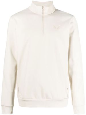 Castore logo-print zipped sweatshirt - Neutrals