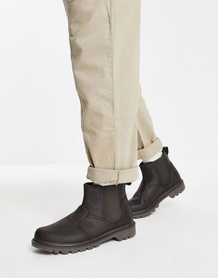 CAT Footwear thornberry chelsea boots in dark brown