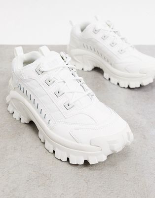 CAT intruder sneakers in triple white