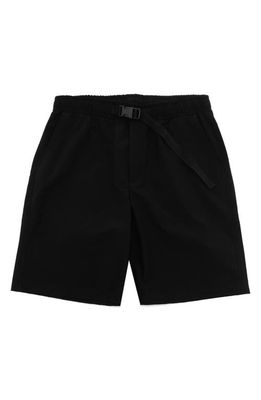CAT WWR Belted Nylon Chino Shorts in Black