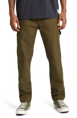 CAT WWR Canvas Carpenter Pants in Military Green