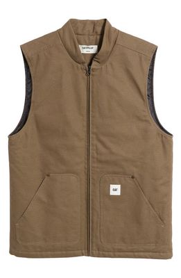 CAT WWR Canvas Vest in Olive