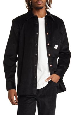 CAT WWR Corduroy Button-Up Shirt in Black