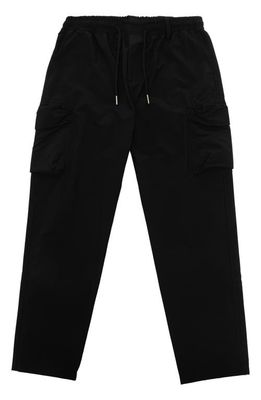 CAT WWR Elastic Waist Nylon Cargo Pants in Black