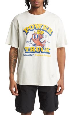 CAT WWR Power Truck Graphic T-Shirt in Bone