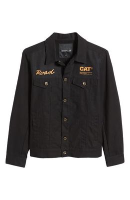 CAT WWR Premium Road Denim Jacket in Black Denim