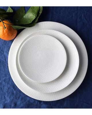 Catch White Canapes Plates, Set of 4