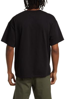 CATERPILLAR Oversize Workwear Cotton T-Shirt in Black