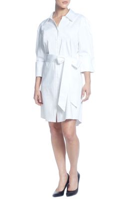 Catherine Catherine Malandrino Shirtdress in Bright White