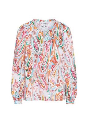 Catherine Paisley Peasant Inspired Top