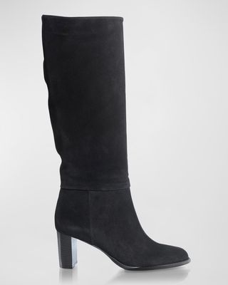 Catherine Suede Knee Boots