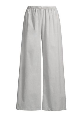 Cavani Cotton Wide-Leg Pants