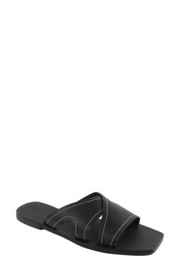 CAVERLEY Flic Slide Sandal in Black