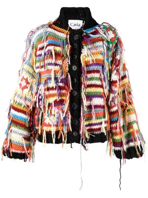 CAVIA Greg chunky-knit cardigan - Multicolour