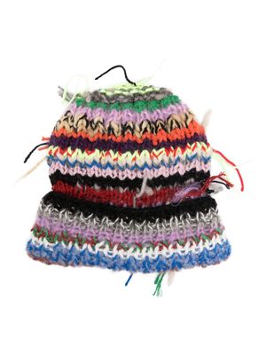 CAVIA Teddy chunky-knit wool beanie - Black