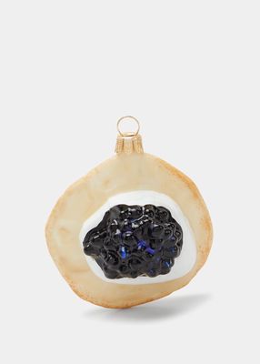 Caviar Blini Christmas Ornament
