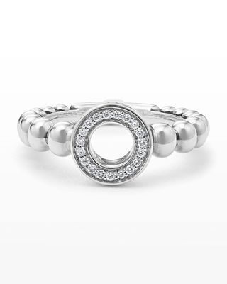 Caviar Spark Diamond Circle Ring