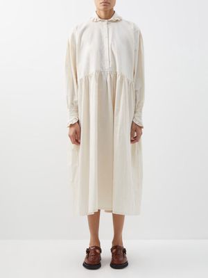 Cawley Studio - Lydbrook Cotton Long Dress - Womens - Ecru